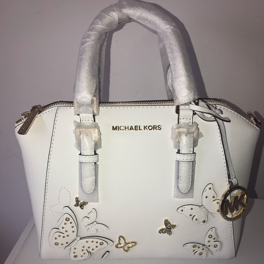 White Michael Kors purse